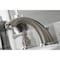 Kingston Brass KB3977BL 8" Widespread Bathroom Faucet, Brushed Nickel/Polished Chrome KB3977BL - alternate 3